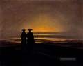 Sonnenuntergang romantischen Caspar David Friedrich